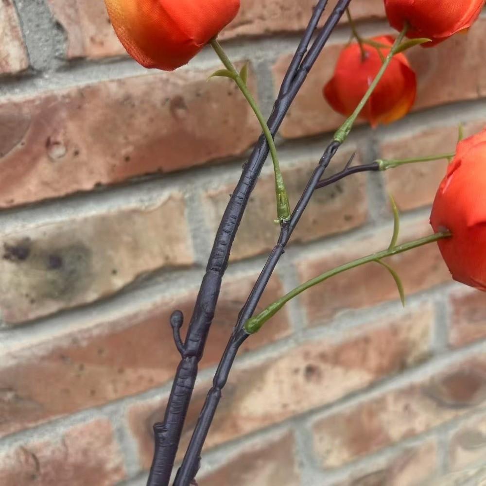 Lifelike Artificial Lantern Flower Real Touch Simulation Flower Branch  Living Room