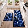PFC Levski Sofia Flannel Kitchen Floor Mat – Non-Slip, Absorbent and Easy to Clean Suitable for Kitchens, Entryways Bedroomsand Bathrooms