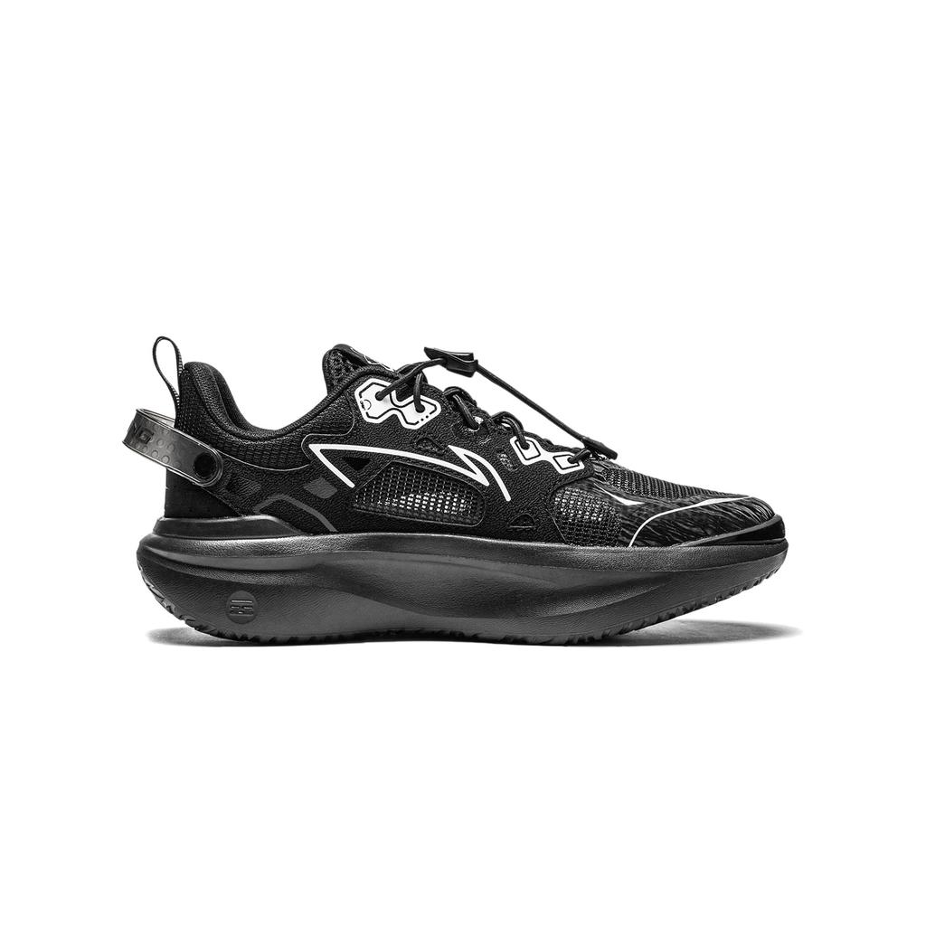 Li Ning Youth  Childrens Starry Comfortable Shock Absorption Low Top Running Shoes Kids Running Shoes Black YKCU142-5