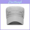 Summer Unisex Letter Embroidered Mesh Cap With Sun Protection For Outdoor Activities