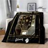 Gibson guitar logo printed blanket Flange warming blanket picnic blanket Home Travel blanket bed linings Birthday Gift