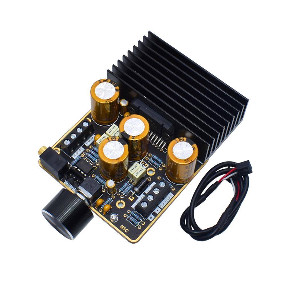 

High Power TDA7850 Amplifier Module, 2×80W+120W Subwoofer Stereo Board, 9V ~ 18V DC Class AB Amplifier for Home & Car Speaker