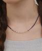 Tatiana (Silver 925) Navy Dazzle Bead Necklace Nz2439
