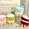 Cute Birthday Gift Simulation Cake Doll Fruit Series Dessert Cake Doll Bag Keychain Pendant