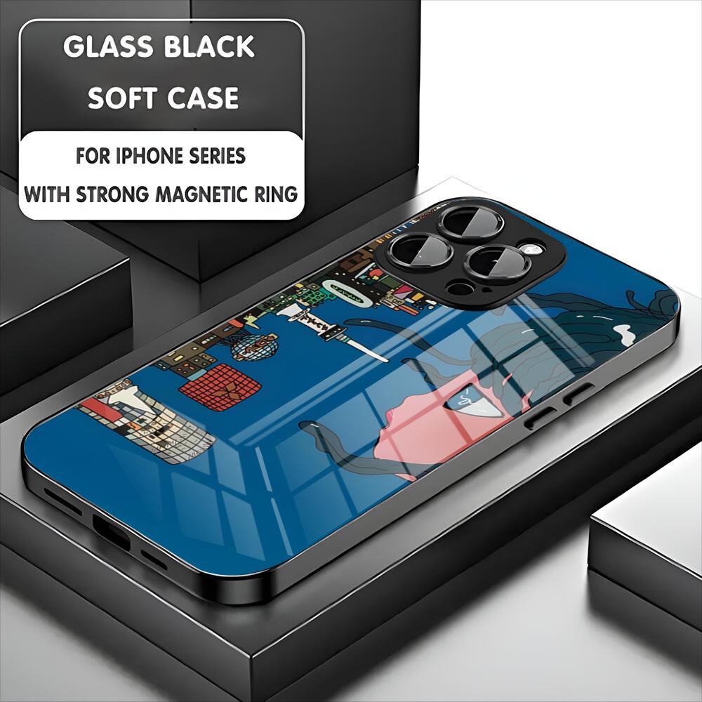 A-Aya T-Takano Art Phone Case For Iphone 17 16 15 14 13 11 12 Pro Max Mini Plus Magnetic Glass Phone Cover