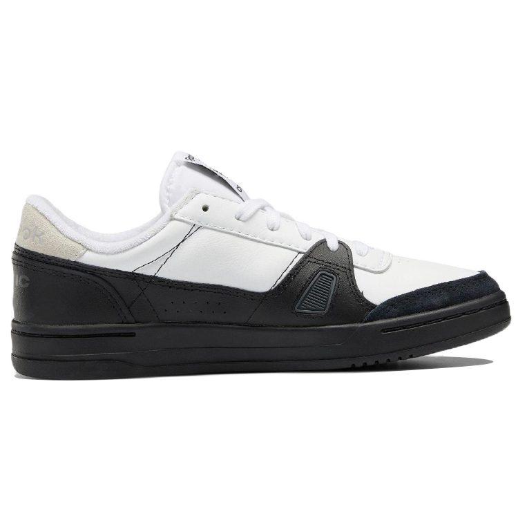 Reebok Scarpe Unisex da Skateboarding Lt Court Resistenti all'Usura Comode Bianco Nero HP5361