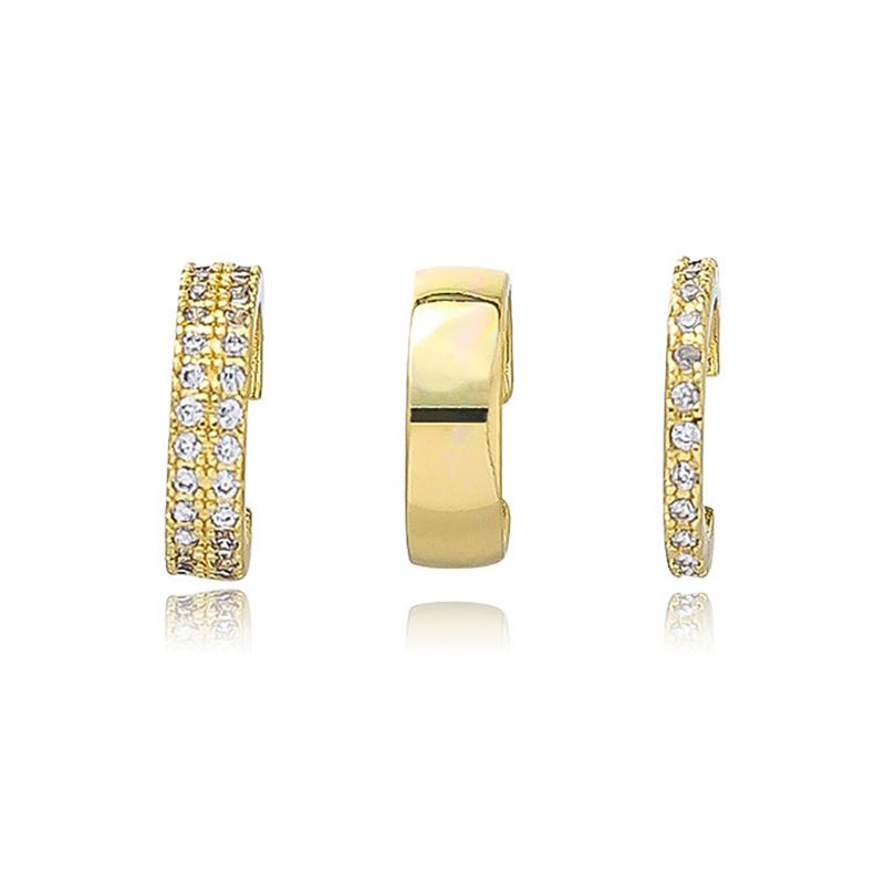 Delicate zircon cercei clip drăguț femei cataramă ureche manșetă fără piercing fals