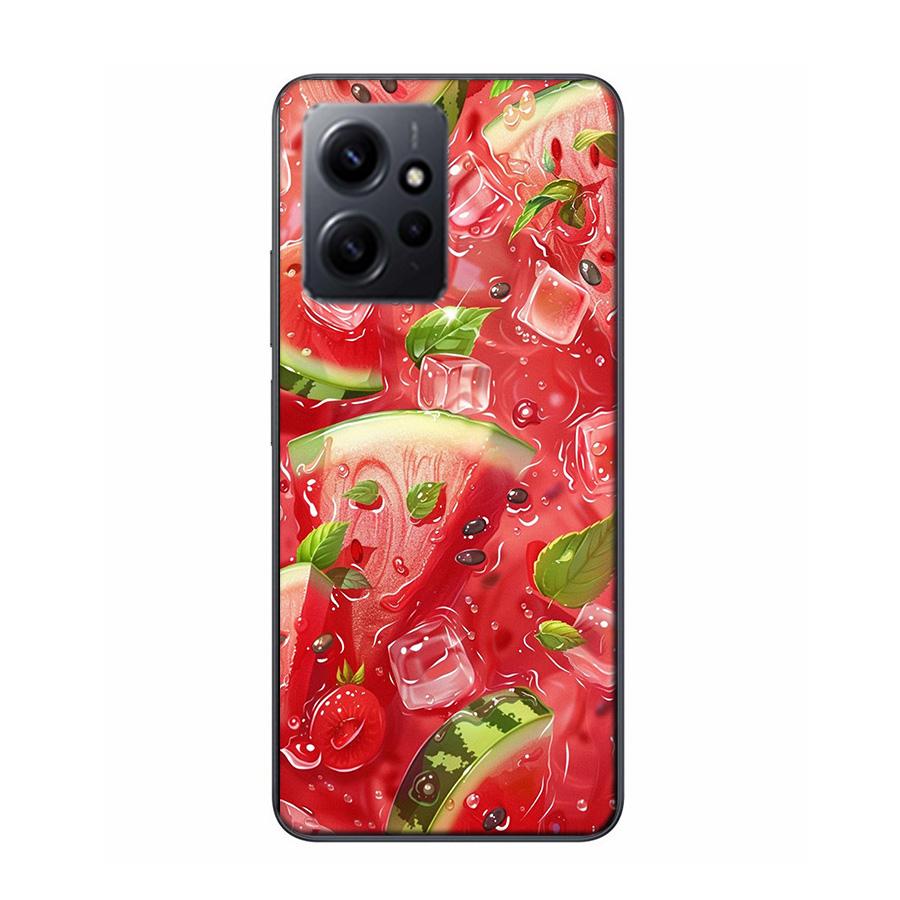 Watermelon Summer Fruit Phone Case For Redmi 12 13C 12C 15C 9 10 10C Note 13 Pro Plus 14 15 Pro 9T 9C 9A TPU Soft Cover Clear Ce