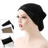 Antislip Strips Elastic Turban Hat Stretch Material Undercap Scarf Muslim Hijab Cap  Islamic Wear