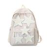 Japanese Cute Girl's New Large Capacity Star Backpack Ins Versatile College School Backpack for Girls High School Backpack