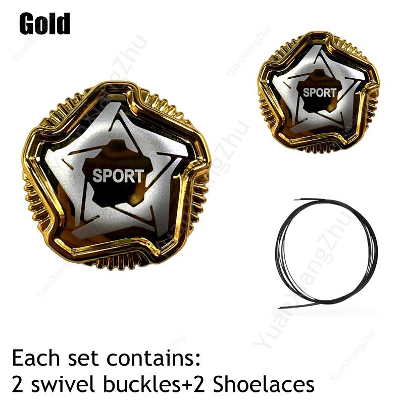 1Pair Swivel Buckle Laces Sneakers Boots Automatic Shoelaces Without ties Adults Kids No Tie Shoe laces Shoes Accessories
