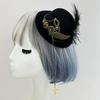 Pinza para el pelo con sombrero de copa de engranaje Steampunk