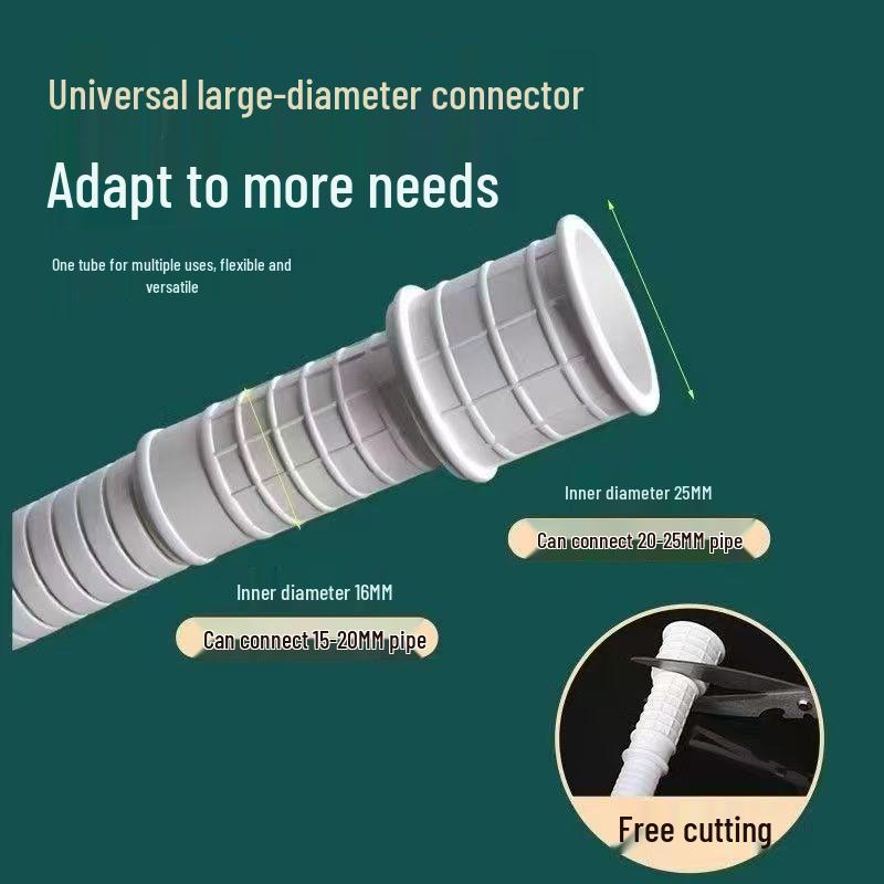 Dual-Use Air Conditioner Drain & Washing Machine Inlet Hose Extension