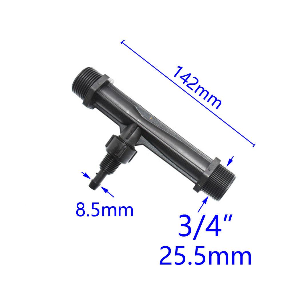 Irrigation Venturi Tube 1/2" 3/4" 1" 1.5" Male Thread Agriculture Venturi Fertilizer Injector Automatic Fertilization Tap 1 Pcs