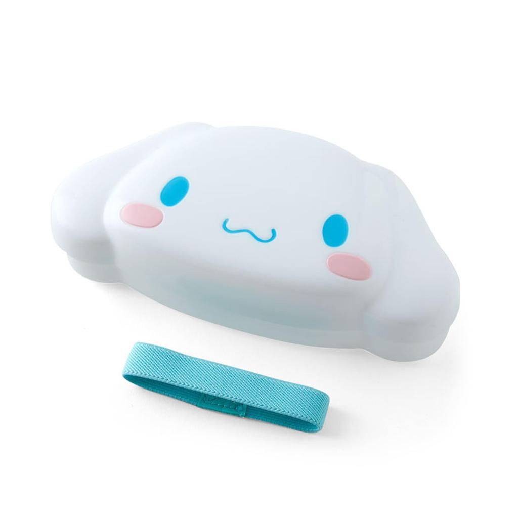 Sanrio Lunch 627917 Face-Shaped Box, Cinnamoroll, Microwave-Safe,