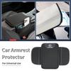 Car Armrest Box Pad Ice Silk Mat With Storage Pouch Auto Accessories For Lexus UX250h RX450h CT200h RX400h NX300h RX350 RX300
