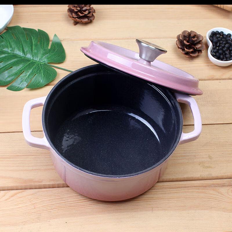 

LIEI Cast Iron Enamel Soup Pot