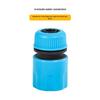 Garden Water Connectors 4-Point Hose Water Pipe Quick Connector Eco-Friendly Water Passage ABS Plastic Nipple-Type for Home