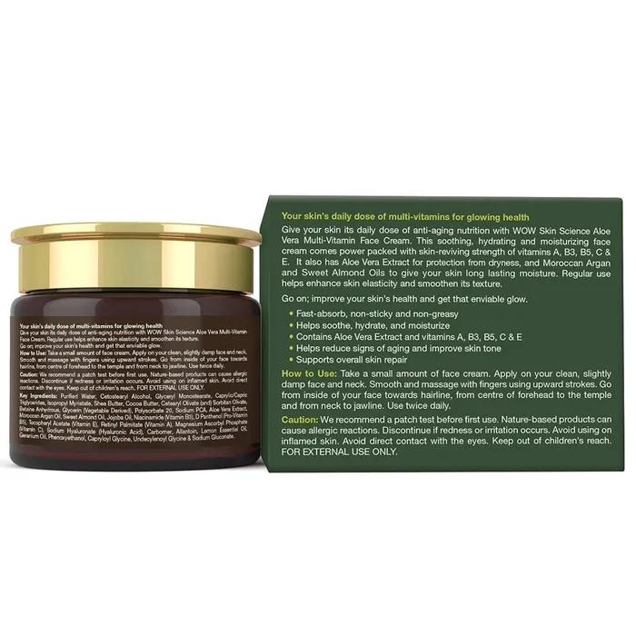 Wow Skin Science Aloe Vera Face Cream, 50ml