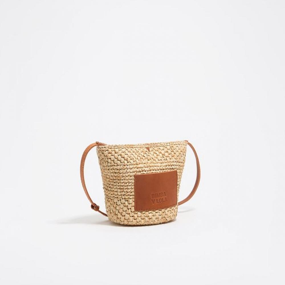 

Bimbairora Small Natural Shopper Bag B255aib075brf Brown/FREE