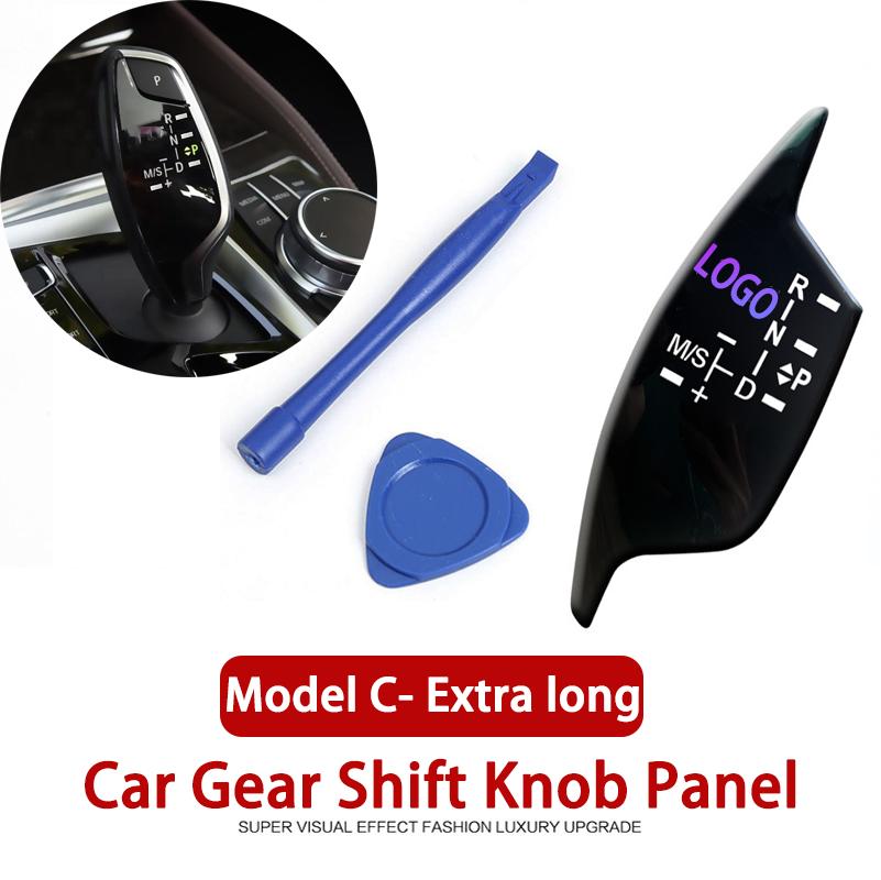 Car Gear Shift Knob Panel Cover For BMW 1 2 3 4 5 7Series F01 F02 X1 X3 X5 X6 M3 M5 F30 F32 F48 Interior Modificatio With Logo
