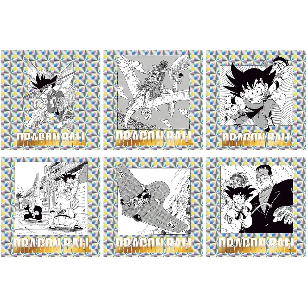 Bandai (BANDAI) Dragon Ball 40th Anniversary Original Illustration Sticker Wafers 2 Wafers (Baked...