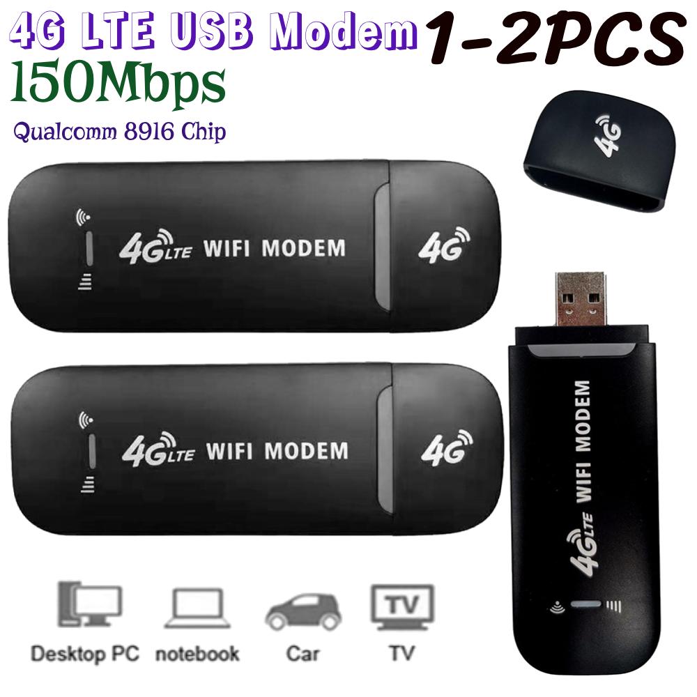 1/2Pcs Plastic 4G LTE USB Modem WiFi Dongle 150Mbps for Laptops Notebooks UMPCs MID Devices Networking Accessories