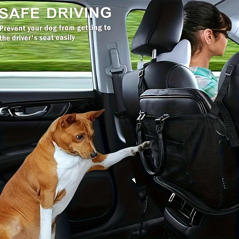 Extra Large Car Organizer with Mesh Pockets Fit for All Vehicles, Durable Storage Bag with Multiple Compartments for Books, Phones, Keys