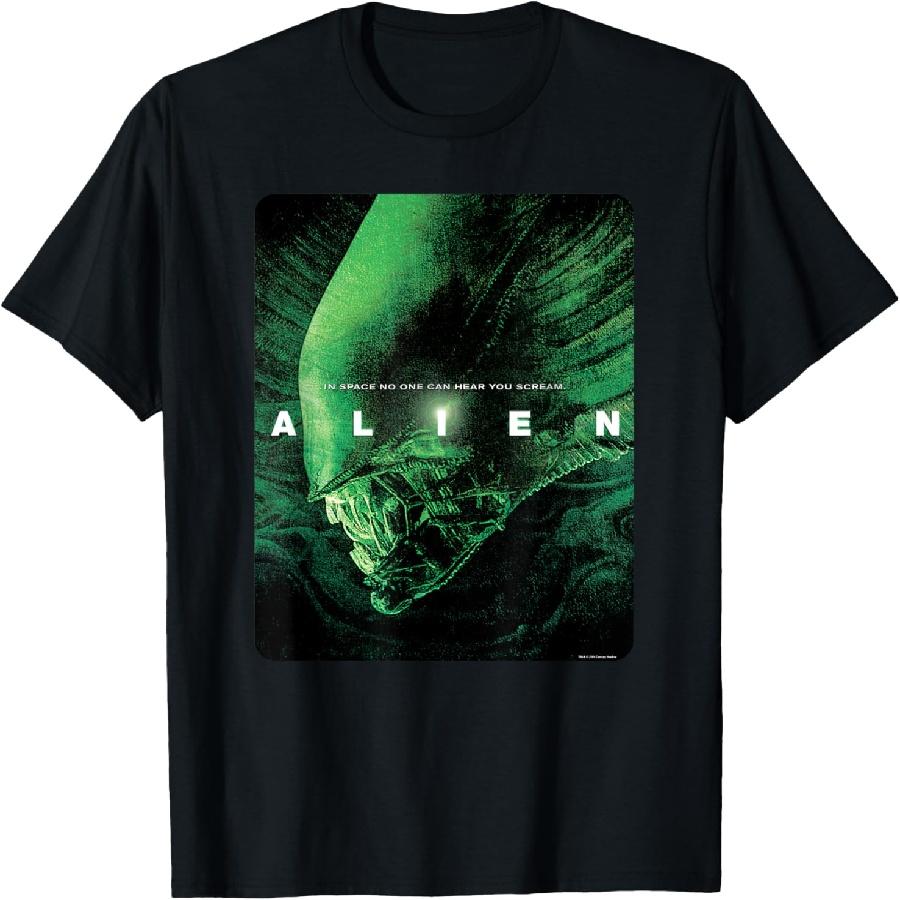 Alien 45th Anniversary Ellen Ripley & Jonesy Stylized Art T-Shirt