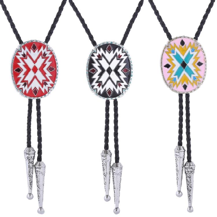 1 PcCool Bolo Tie Necktie Western Cowboy Necktie Necklace Male Costume Accessory