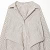 European and American style, new women's clothing, foreign style striped bat sleeve loose shirt 4661173