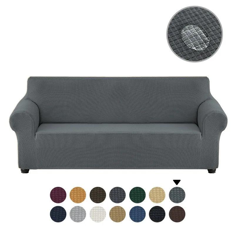 Waterproof Elastic Sofa Cover for Living Room Thick Armchair Cover Sofa Covers Stainproof Couch Slipcover for Home 1/2/3/4 Seat