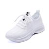 Flying Woven Women's Shoes Spring New Mesh Breathable Outdoor Comfortable Simple Lightweight Platform Sports Shoes