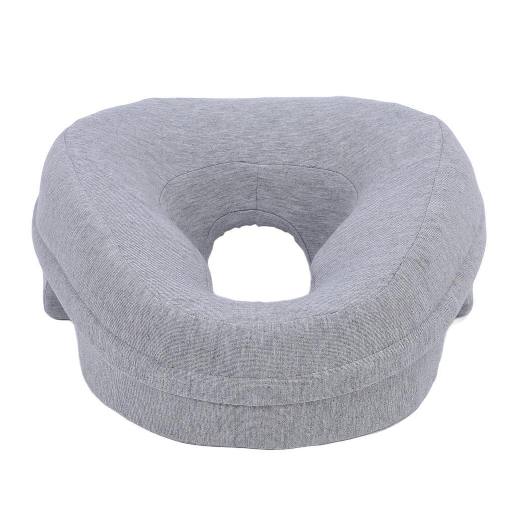 Face Down Pillow Memory Foam Soft Ergonomic Comfortable Sleeping Face Pillow for Home Spa Use Dark