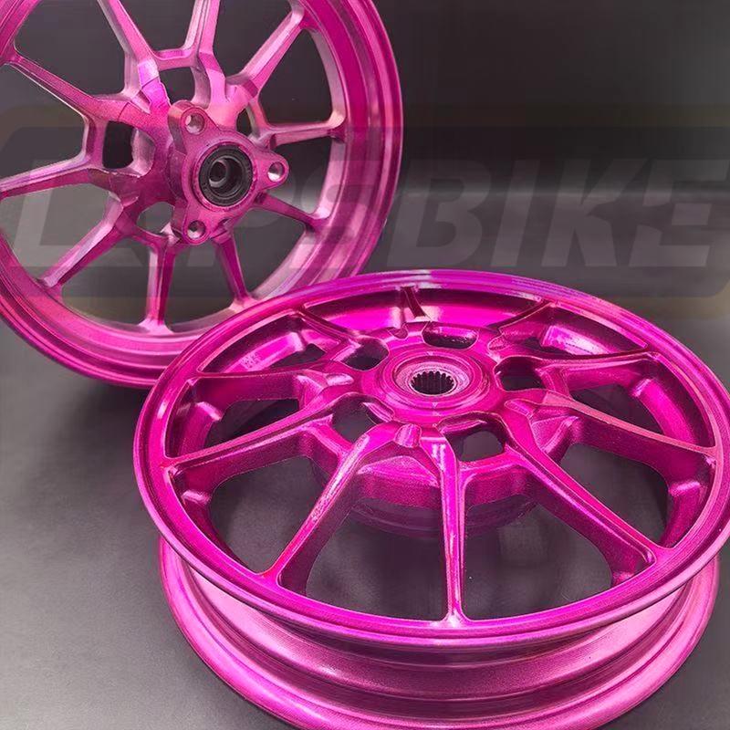 For Yamaha 100cc FORCE RSZ JOG CUXI100 Motorcycle Modify 10*2.15 Inch Aluminum Wheel Front Rear Wheels Rim Drum Disc Brake Wheel