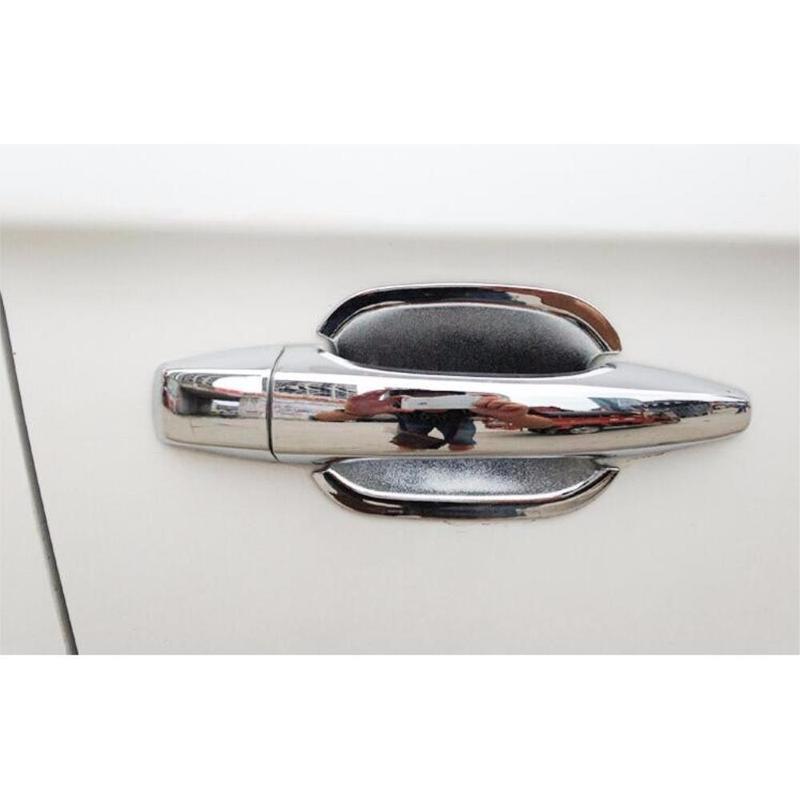 Chrome Door Handle Covers For Peugeot 307 307SW 307CC ABS Exterior Door Bowl Trim Car Styling Accessories 4Pcs Set