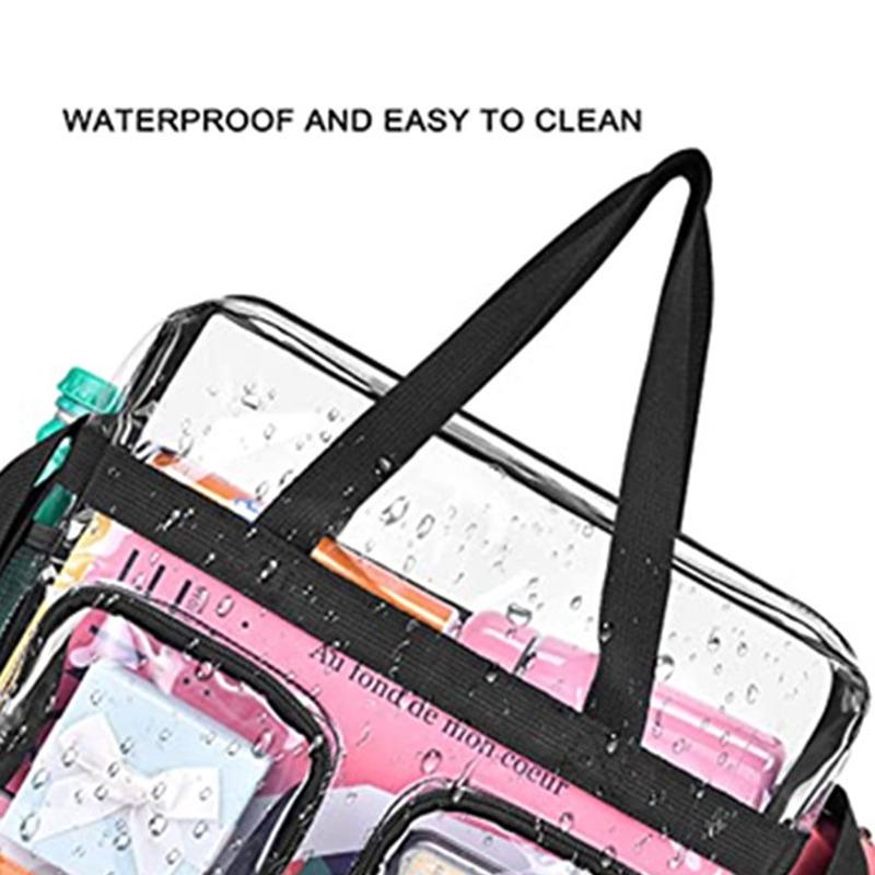 Men's Women's Cosmetic Bag Transparent Waterproof Large-Capacity Lipstick Toiletries Skin Care Products Organizer Makeup Bag