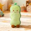 Creative long pea plush toy bedside pillow girls bay window ornament ground marketing gift ring