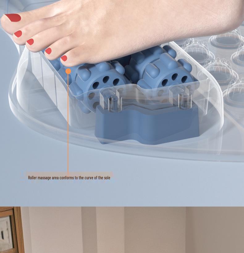 Multifunctional Acupressure Foot Massage Mat: Jogging Sole Soreness Relief, Painful Tendon Therapy, No Assembly Needed