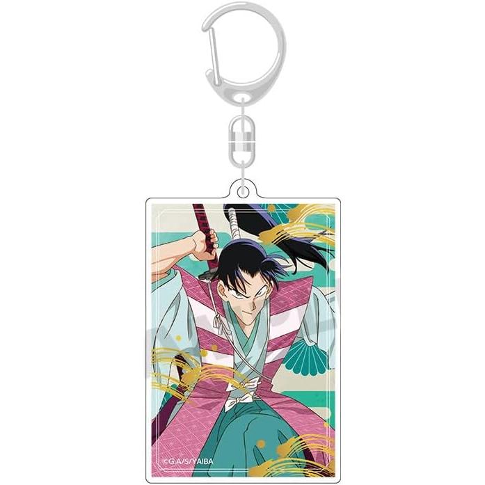 TV Anime Shin Samurai Den YAIBA Kojiro Sasaki Square Keychain D Acrylic Keychain