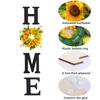 Home Sunflower Home Wall Decor With Lightweight Wooden Sign For Harvest Celebration