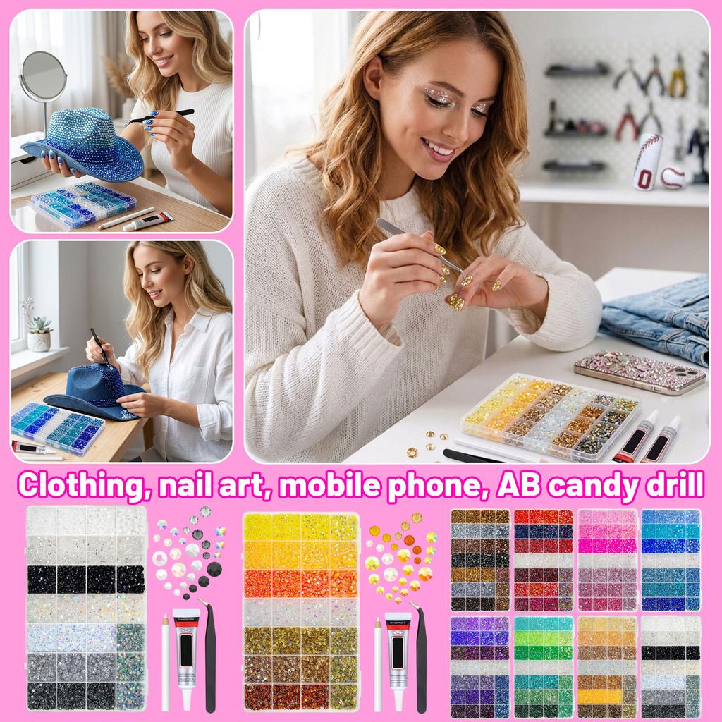 1 Bottles Of 10ml Glue 28 Colors Of Resin Dazzling, Dazzling Kit With 1 Pieces Of Glue For Clothing Shoes Art Book Art 10ml