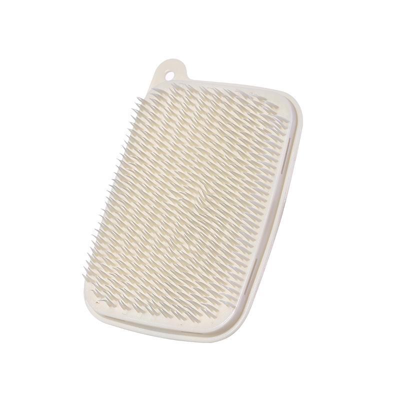 

Щетка для чистки раковин и щелей в японском стиле: Универсальное чистящее средство для фруктов/овощей и нескользящая подкладка в одном кремовый