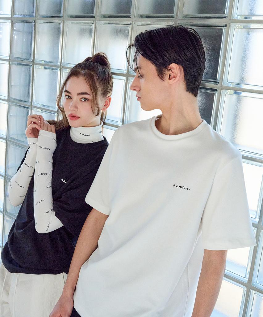 KANDINI White Duck Family Print Short Sleeve T-Shirt_Unisex