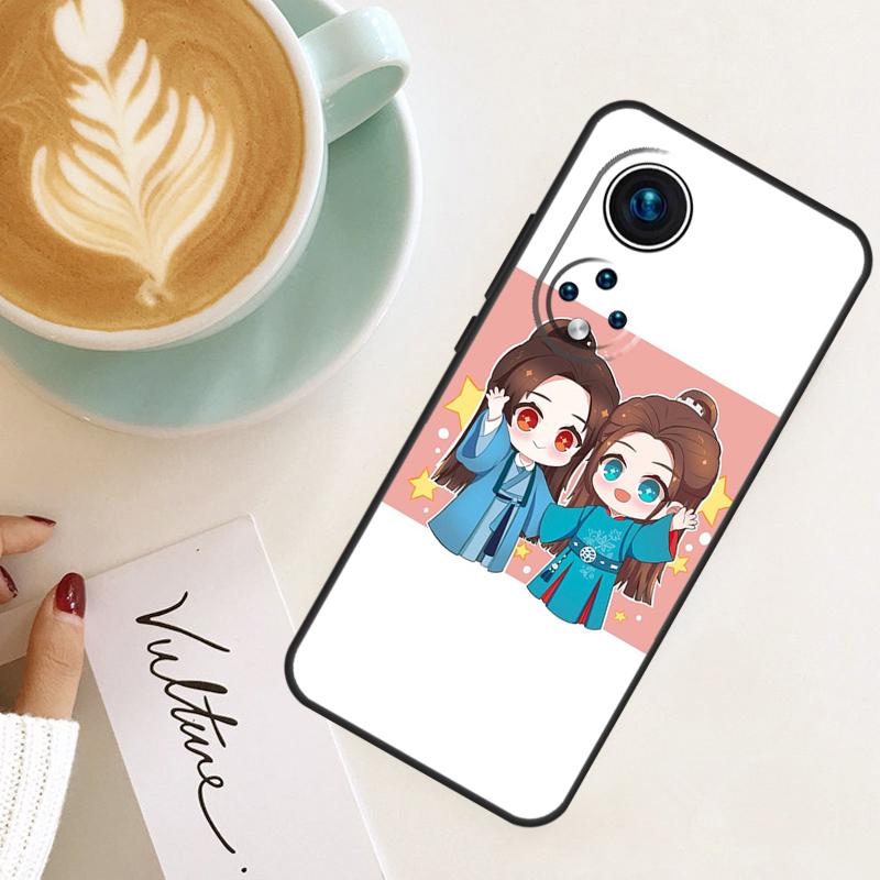 

WORD OF HONOR Chibi For Honor Magic 7 Lite 6 8 Pro Case For Honor 400 200 50 70 90 X8c X8b X9a X9b X9c X9d Win RT Honor 50 Lite
