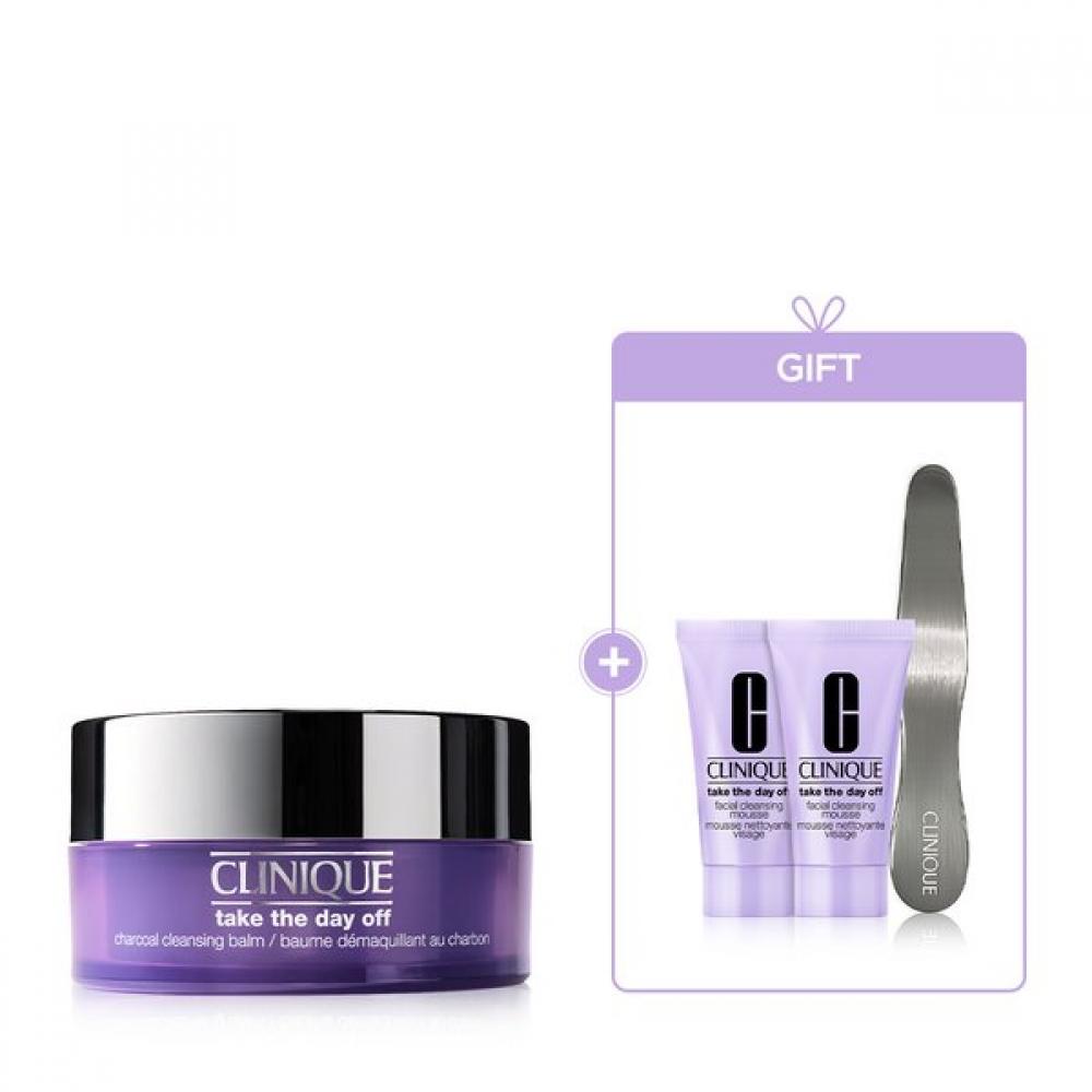 Clinique Charcoal Balm 125ml  +special Spatula   Cleansing Mousse 60ml Single option