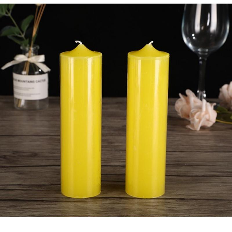 Large Extra-Thick Candle for Home Emergency Lighting During Power Outages Smokeless, Odorless, Long-Burning, Extra-Thick Candle