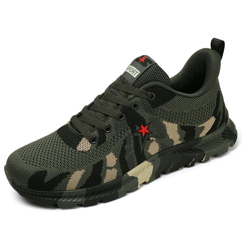 Neue Camouflage-Schuhe Paar Sportschuhe Herren Arbeitsschuhe Befreiungsschuhe Student Outdoor Militärtrainingsschuhe