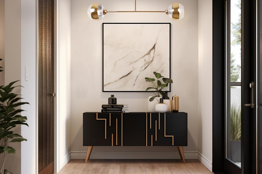 Asturia Gold Ceiling Lamp 2-Flat Golden Lamp E27