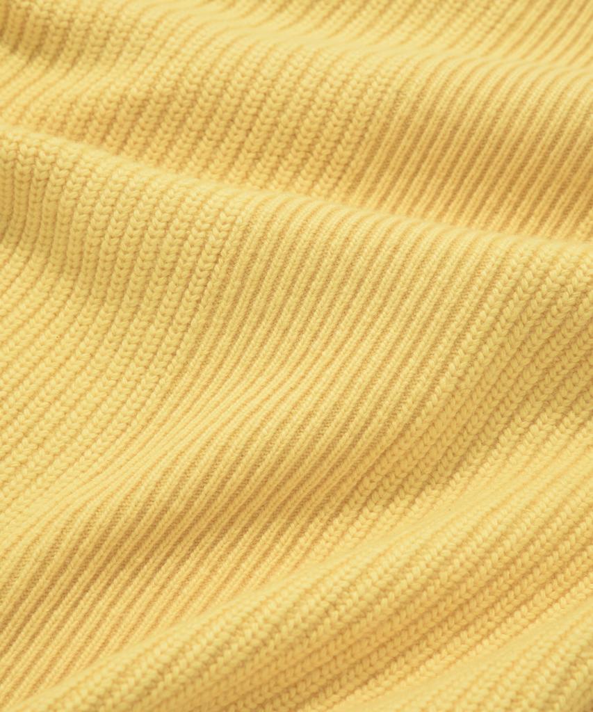 COVERNAT Lambswool Collared Knit Yellow